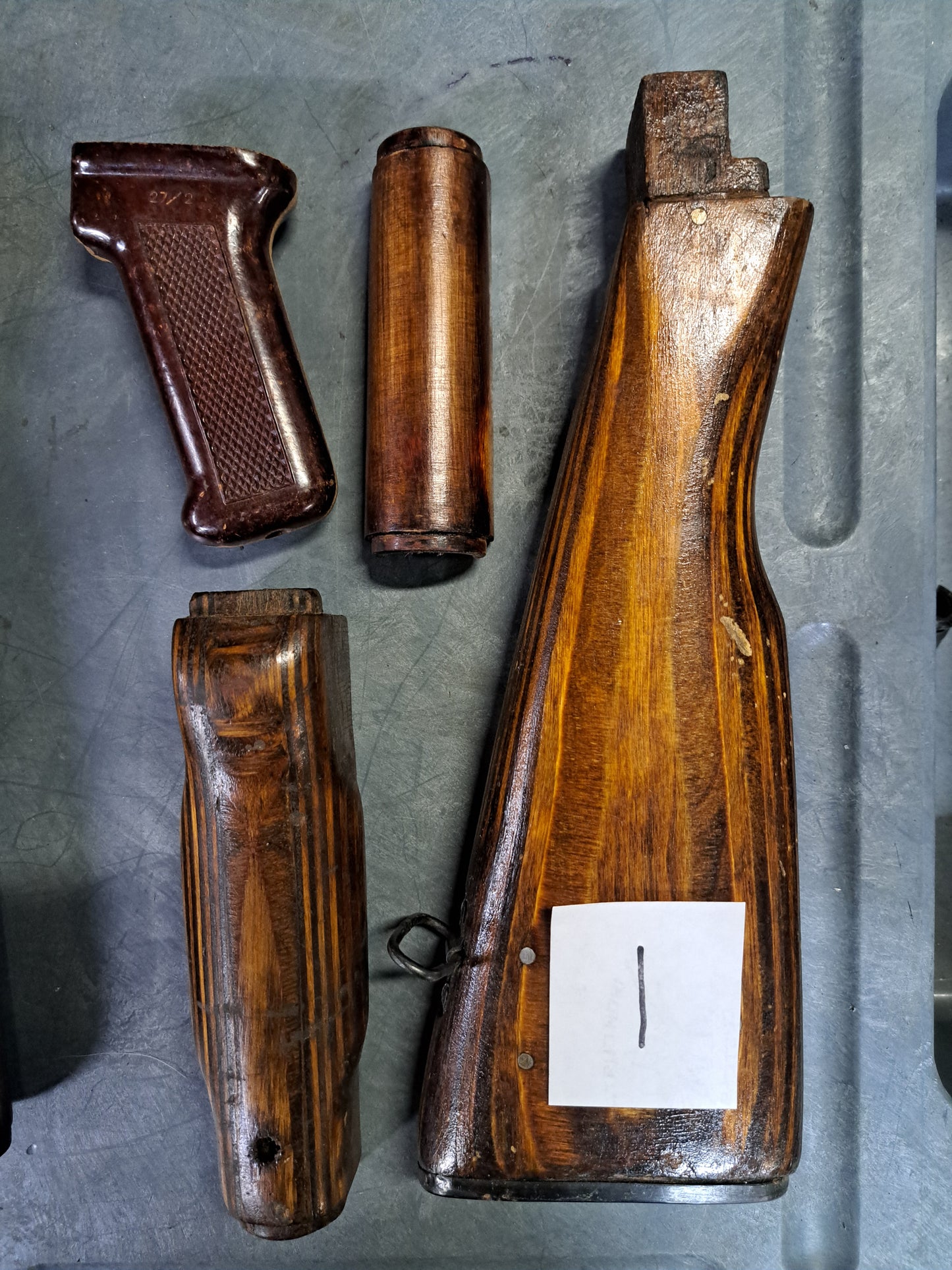LAMINATE AKM STOCK SET WITH PISTOL GRIP #1