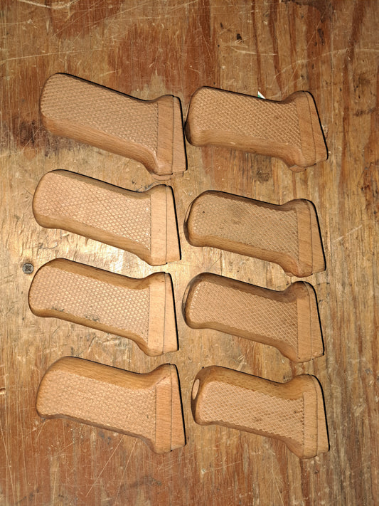 FAT WOOD CHECKERED PISTOL GRIP