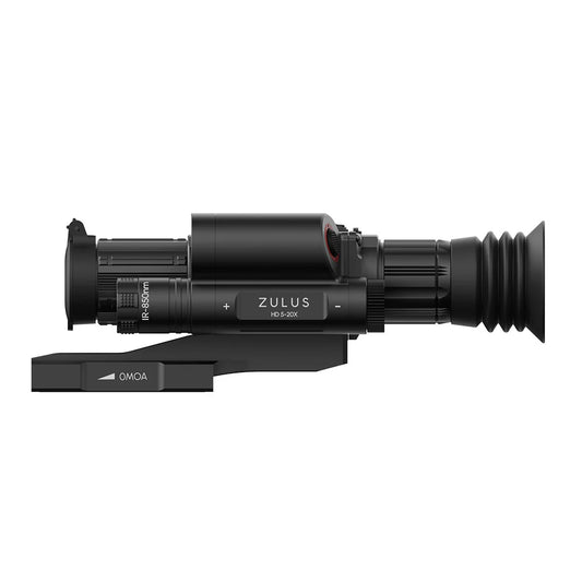 DNT ZULUS HD 5-20X Digital Night Vision Scope with Laser Rangefinder and Ballistic Calculator