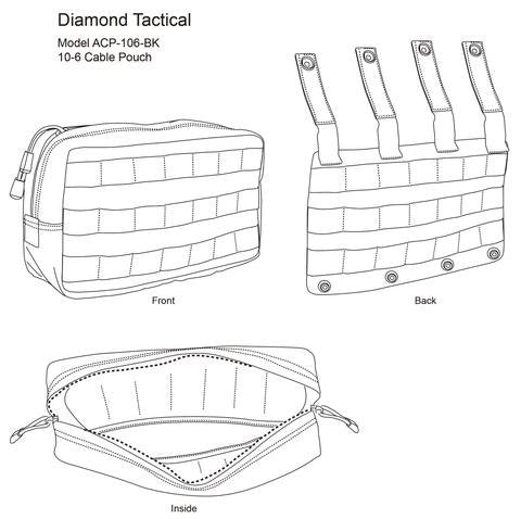 DIAMOND TACTICAL 10-6 POUCH