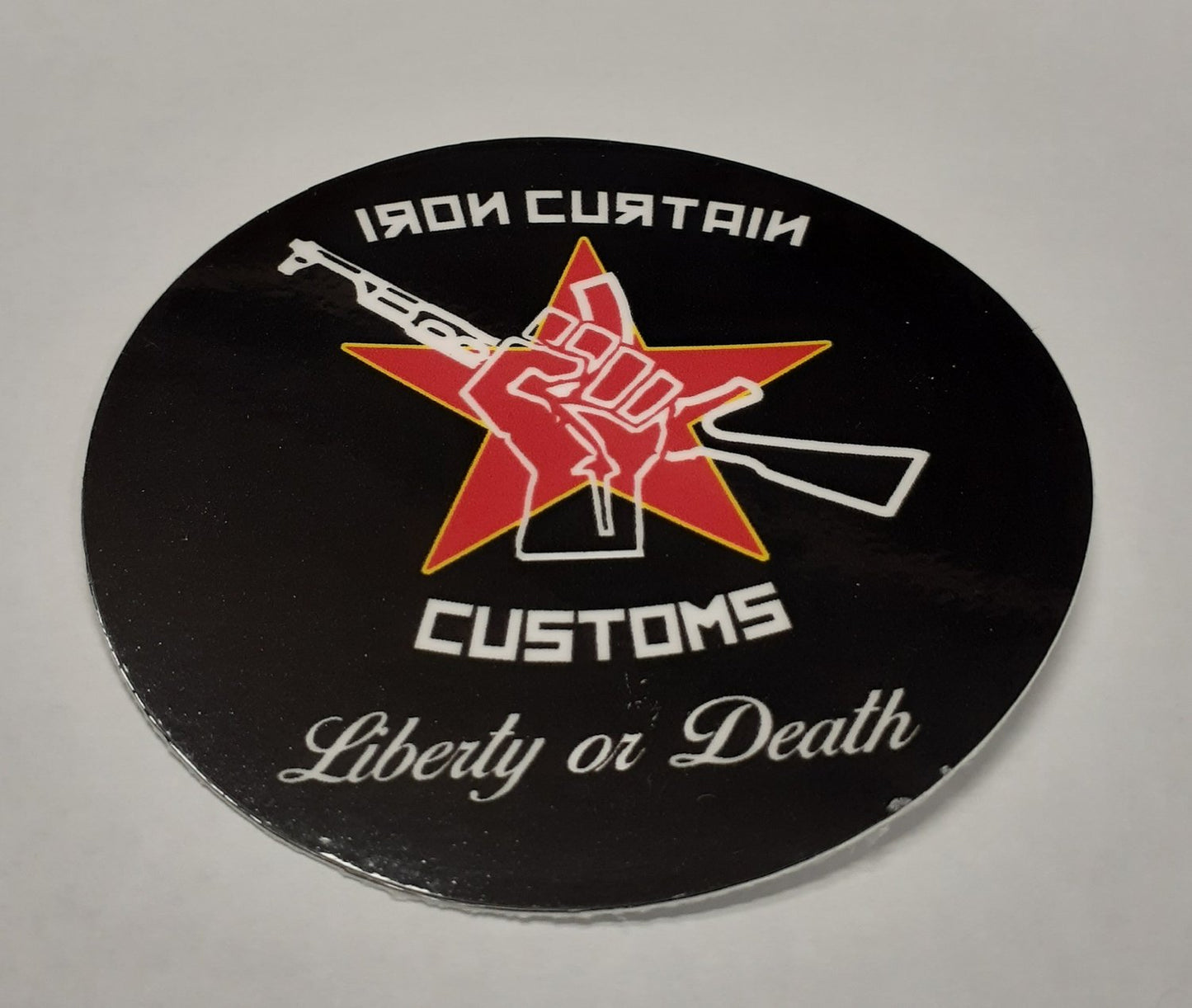 ICC LOGO LIBERTY OR DEATH STICKER